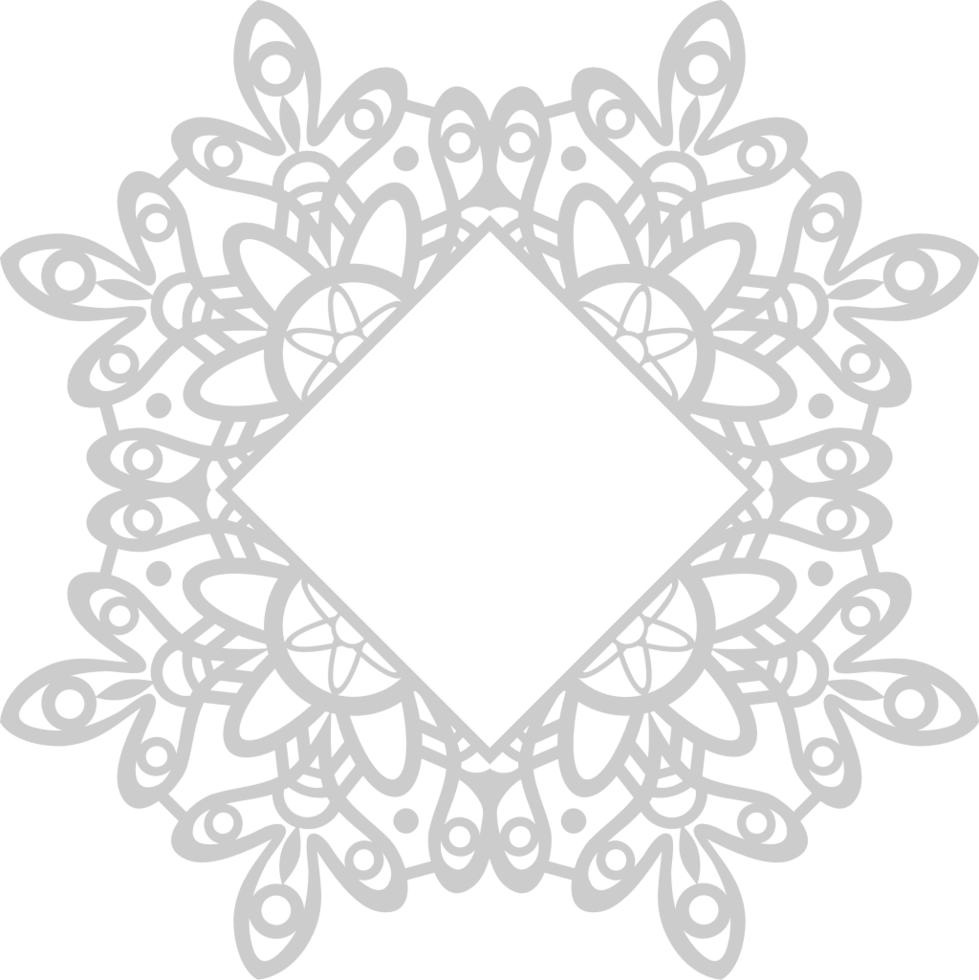 decoración de copo de nieve vector