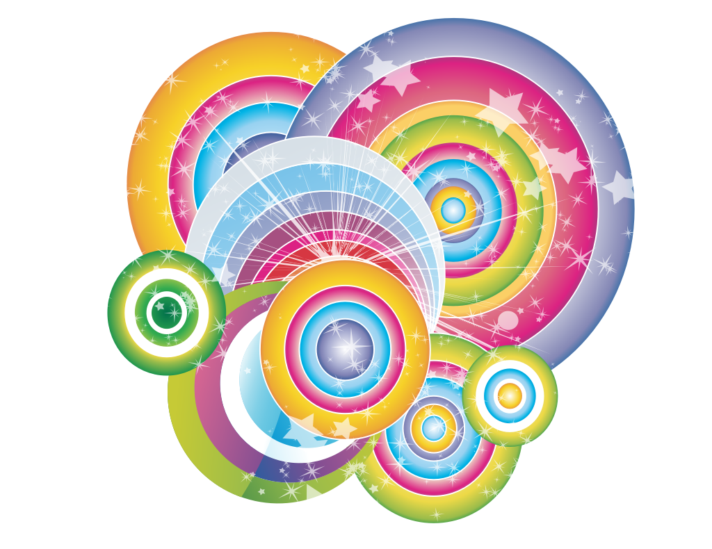 Circle decoration vector