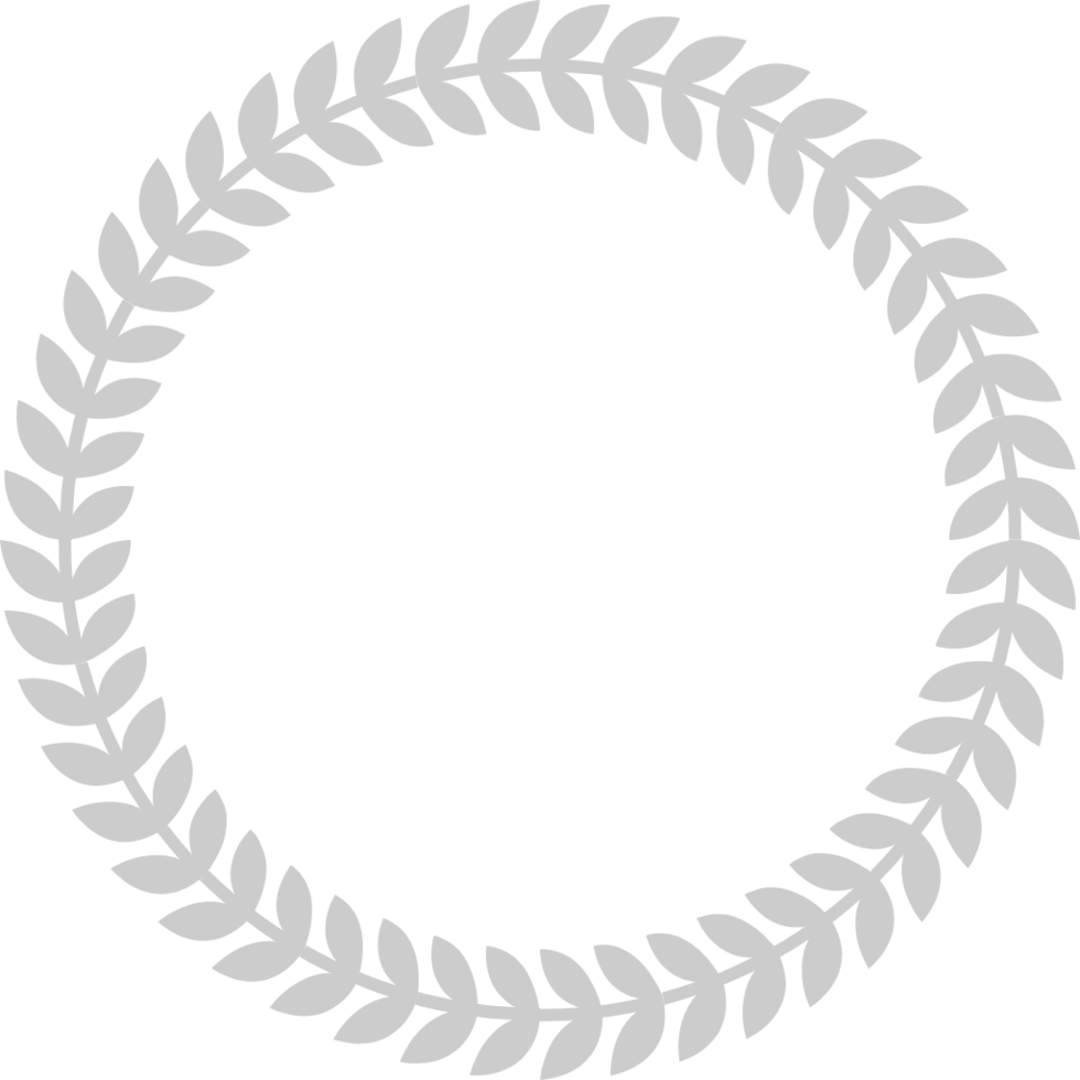 Olive wreath decoration vector
