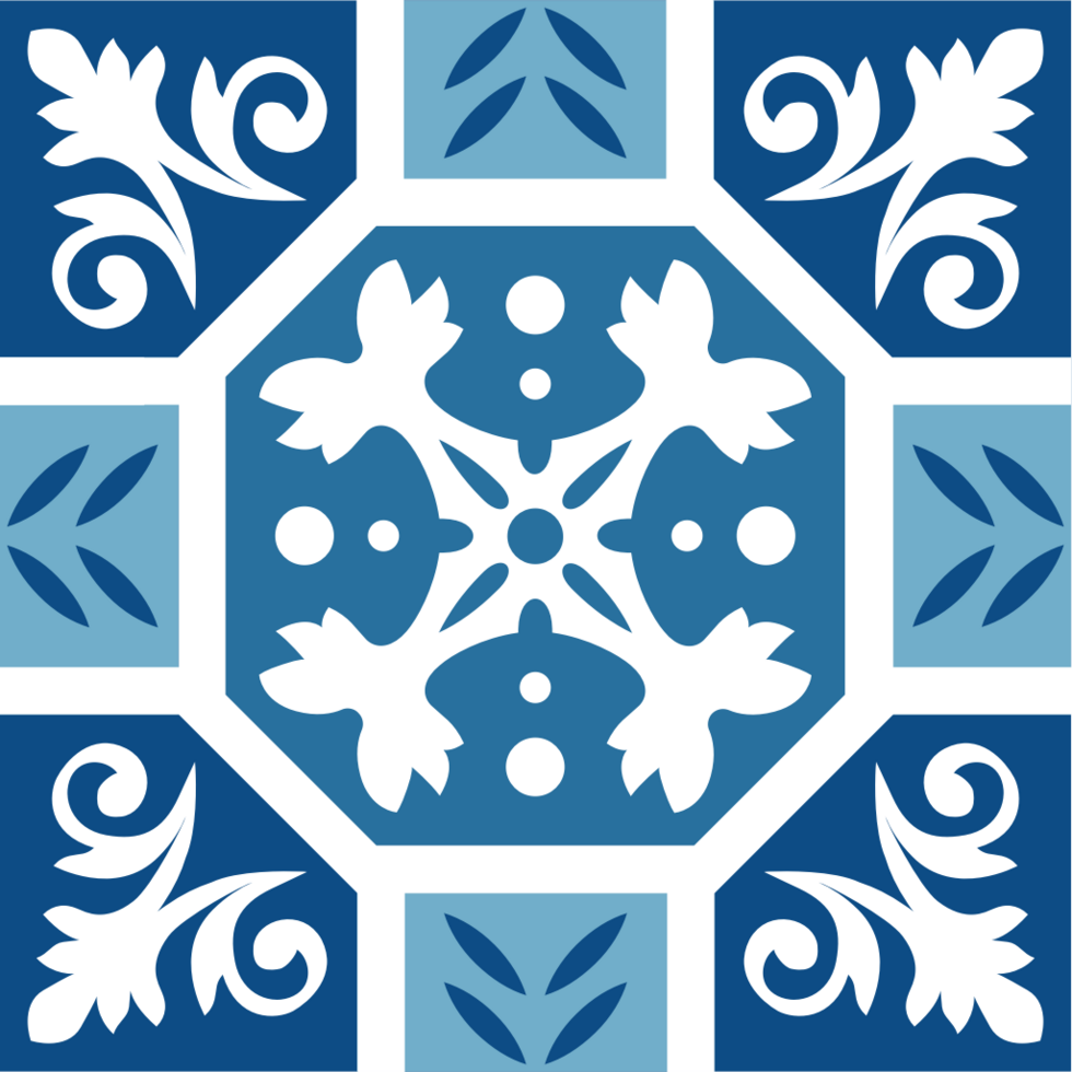 Decoration morocco tile vector