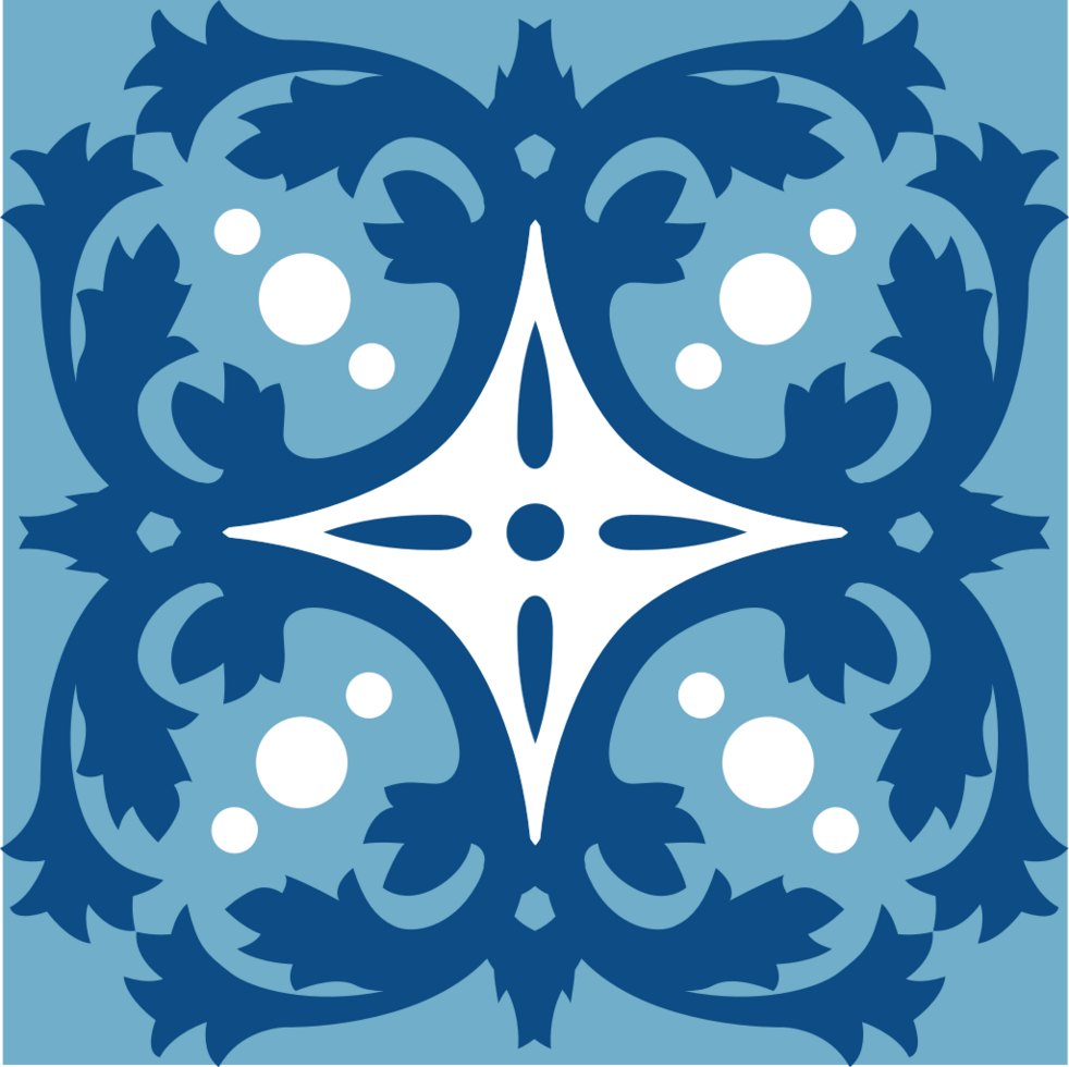 Decoration morocco tile vector