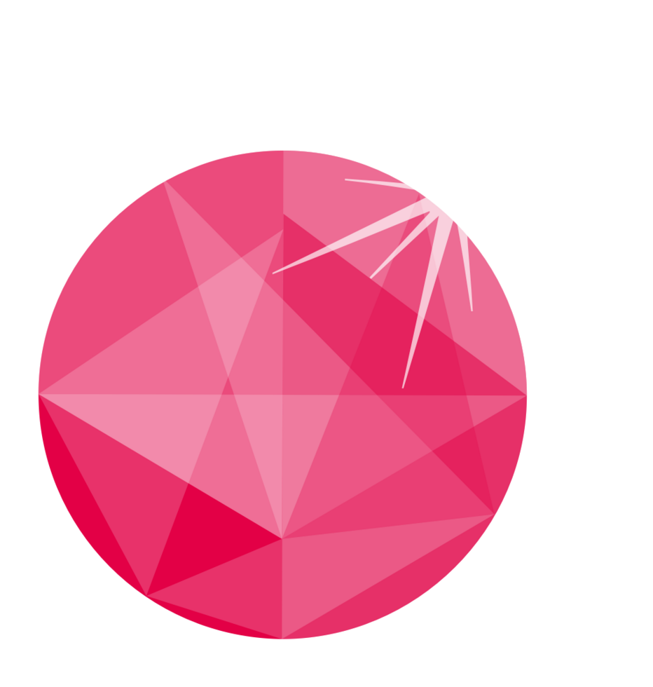 Diamond circle vector