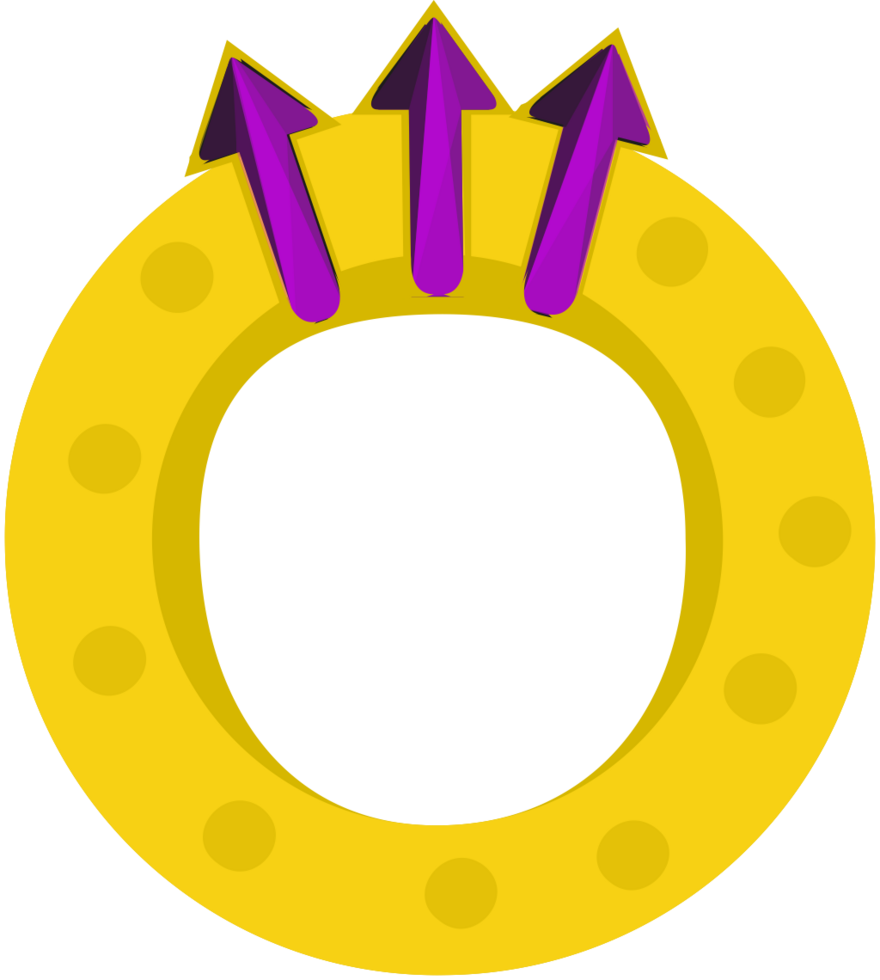 Diamond ring gold vector