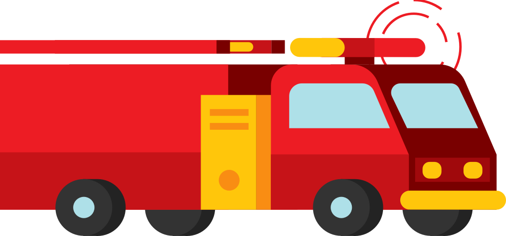 fire truck vector