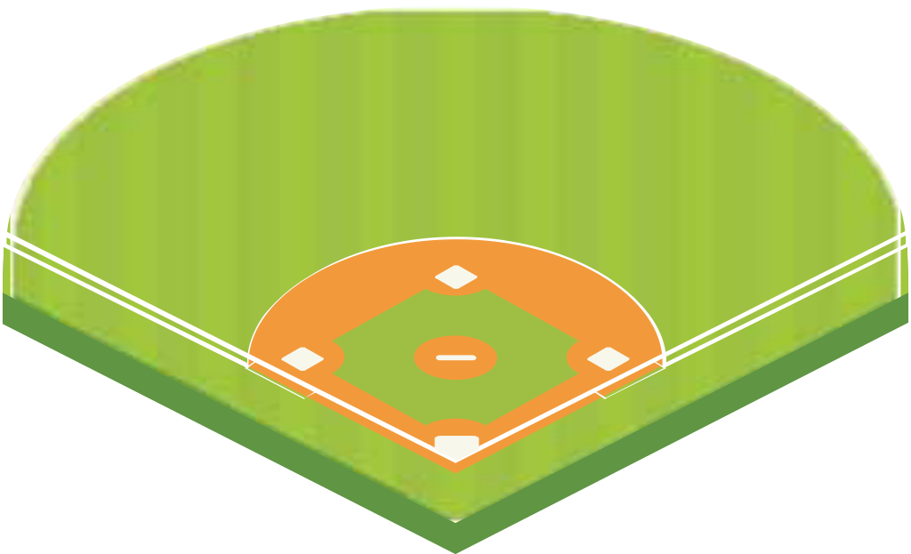 Baseball diamond  vector