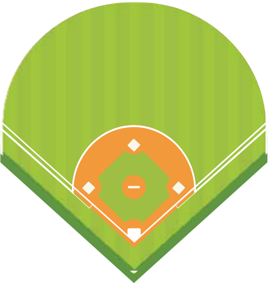 Baseball diamond  vector