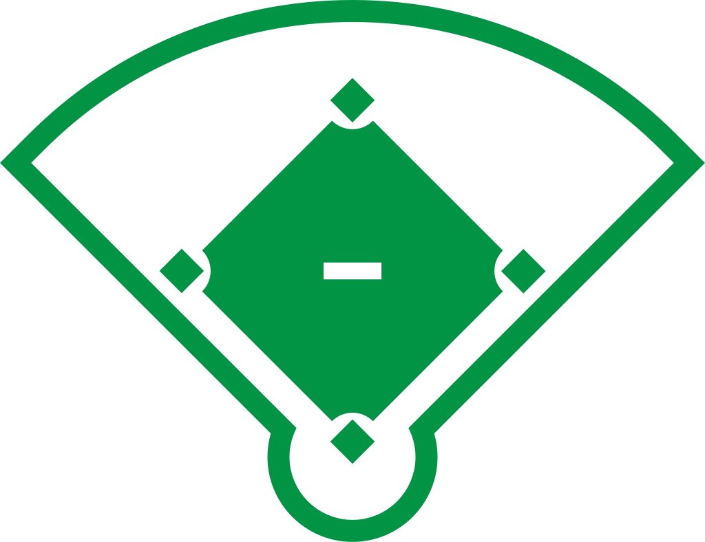 Baseball diamond vector