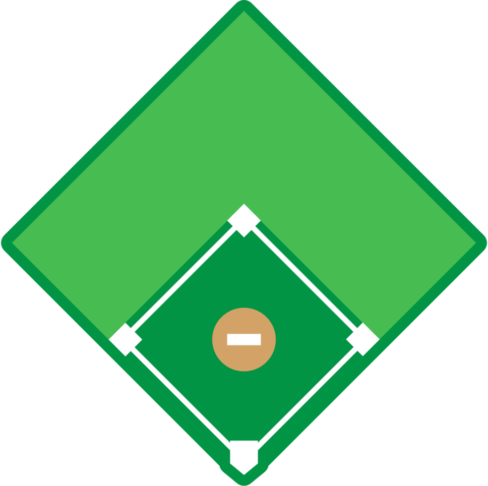 Baseball diamond vector