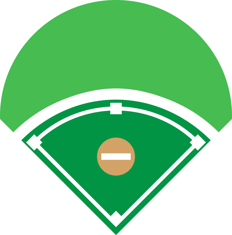 Baseball diamond vector