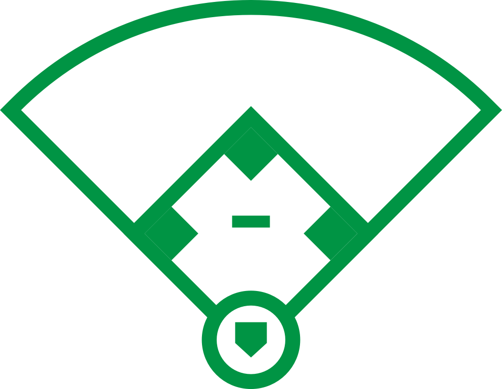 Baseball diamond vector