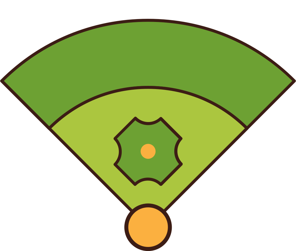 Baseball diamond 36646200 Vector Art at Vecteezy