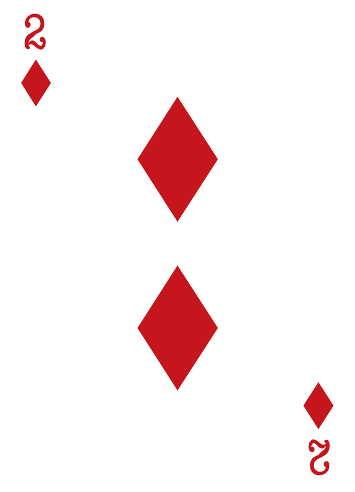 Diamond poker card vector