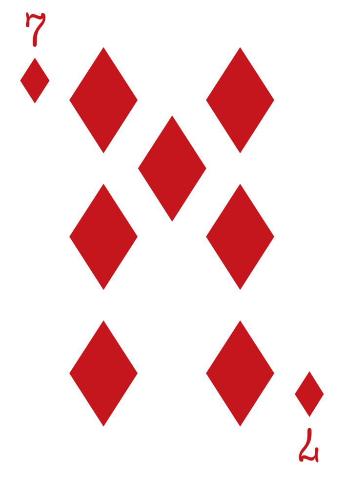 Diamond poker card vector