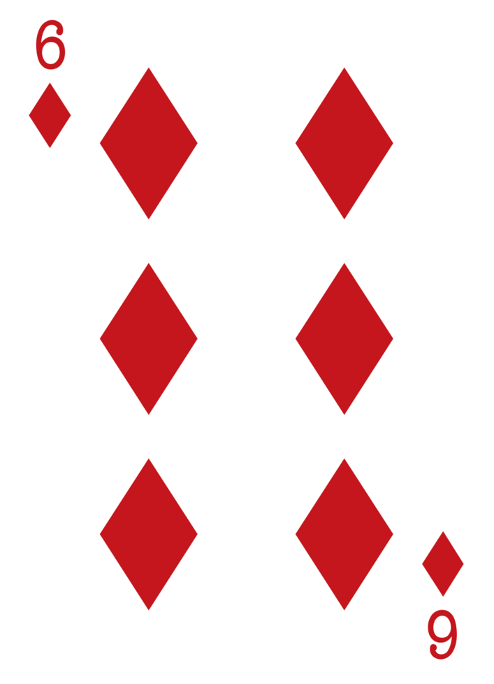 Diamond poker card vector
