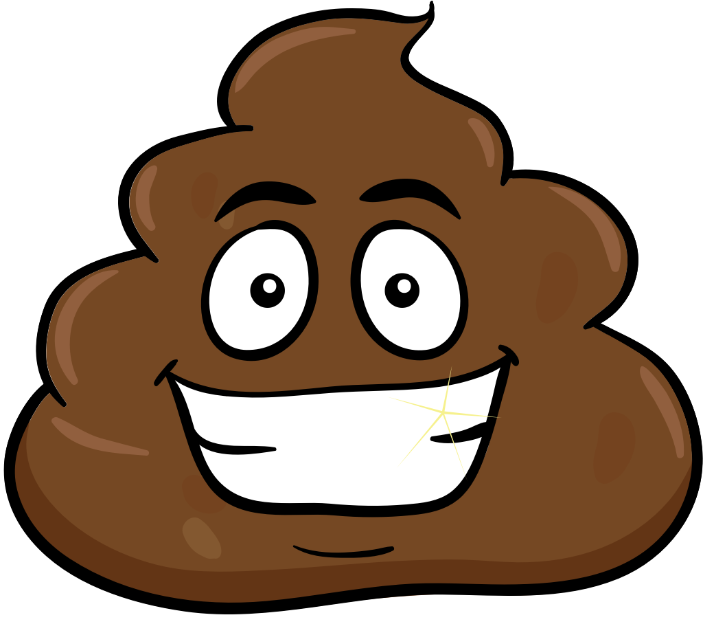 Poo emoji vector