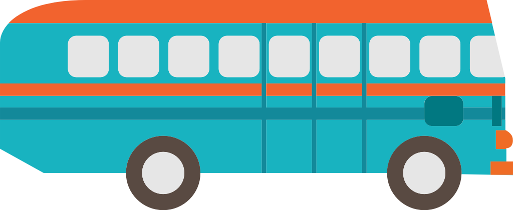 shuttle bus vector