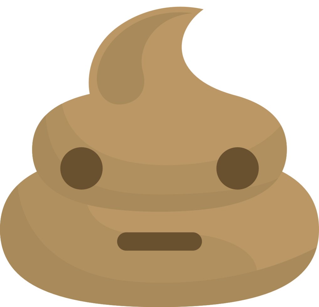 Emoji poop  neutral vector
