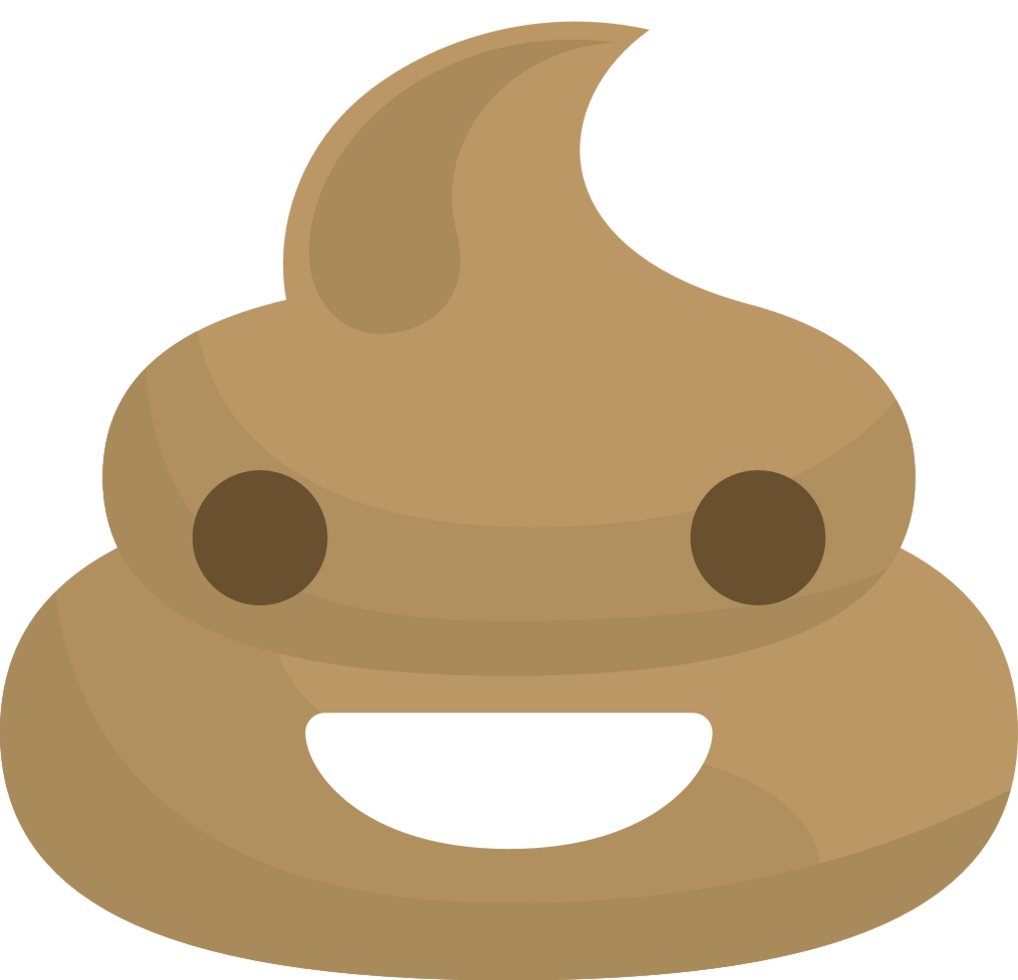 Emoji poop laugh vector