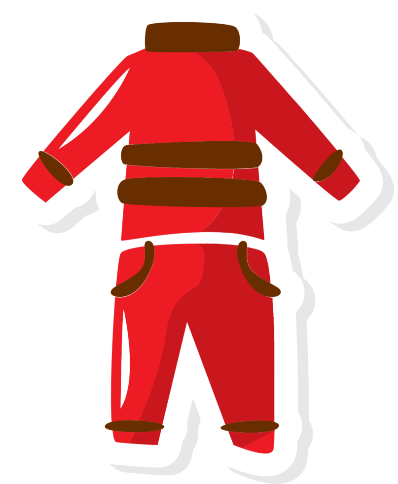 Fireman suit vector