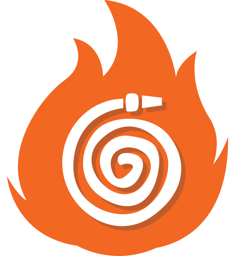 Fireman hose vector