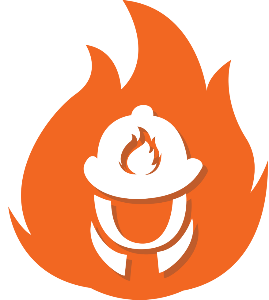 Fireman helmet vector