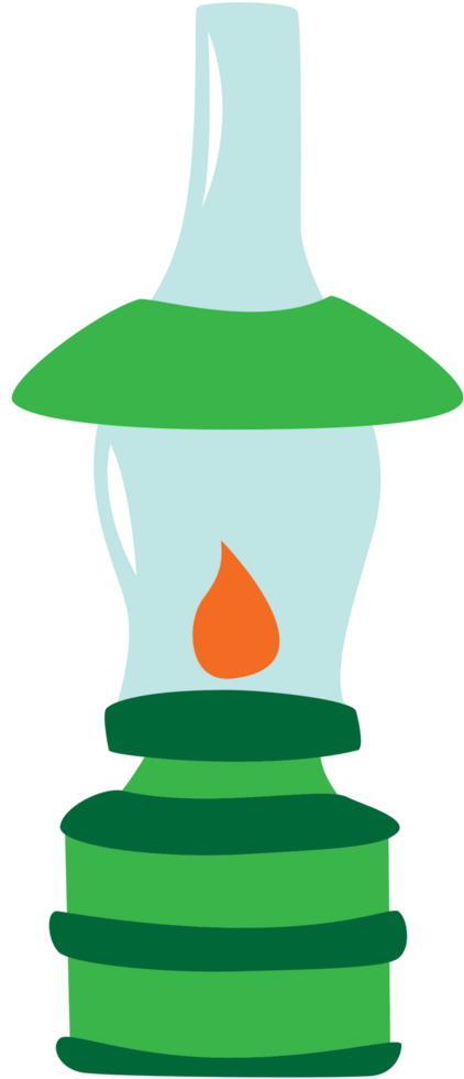 Gas lamp vector