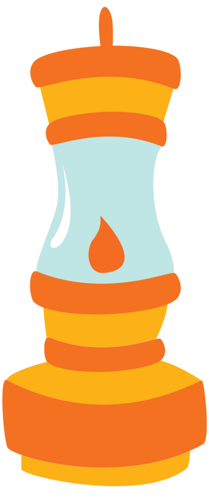 Gas lamp vector