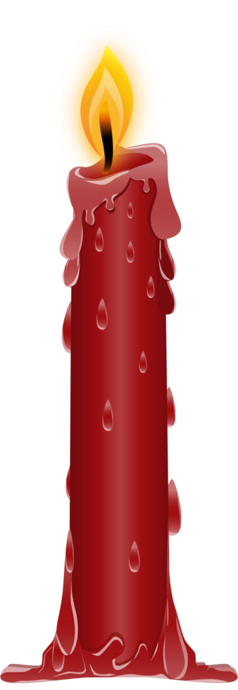 Burnout candle vector