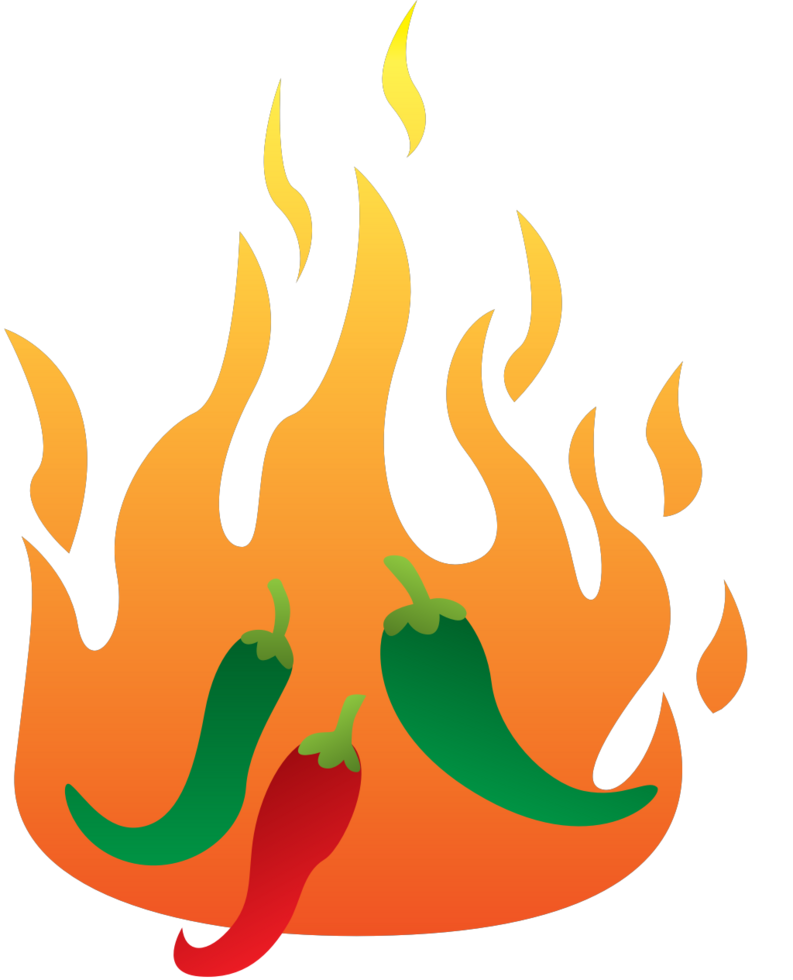 Super hot chilli vector