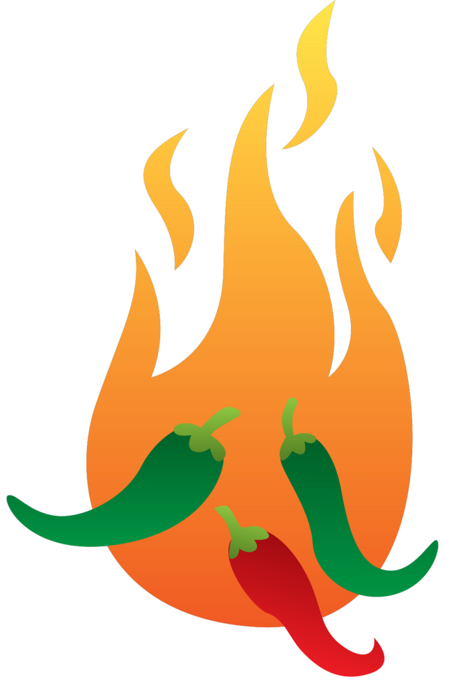 Super hot chilli vector