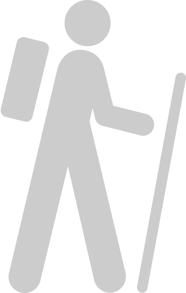 Hiker vector