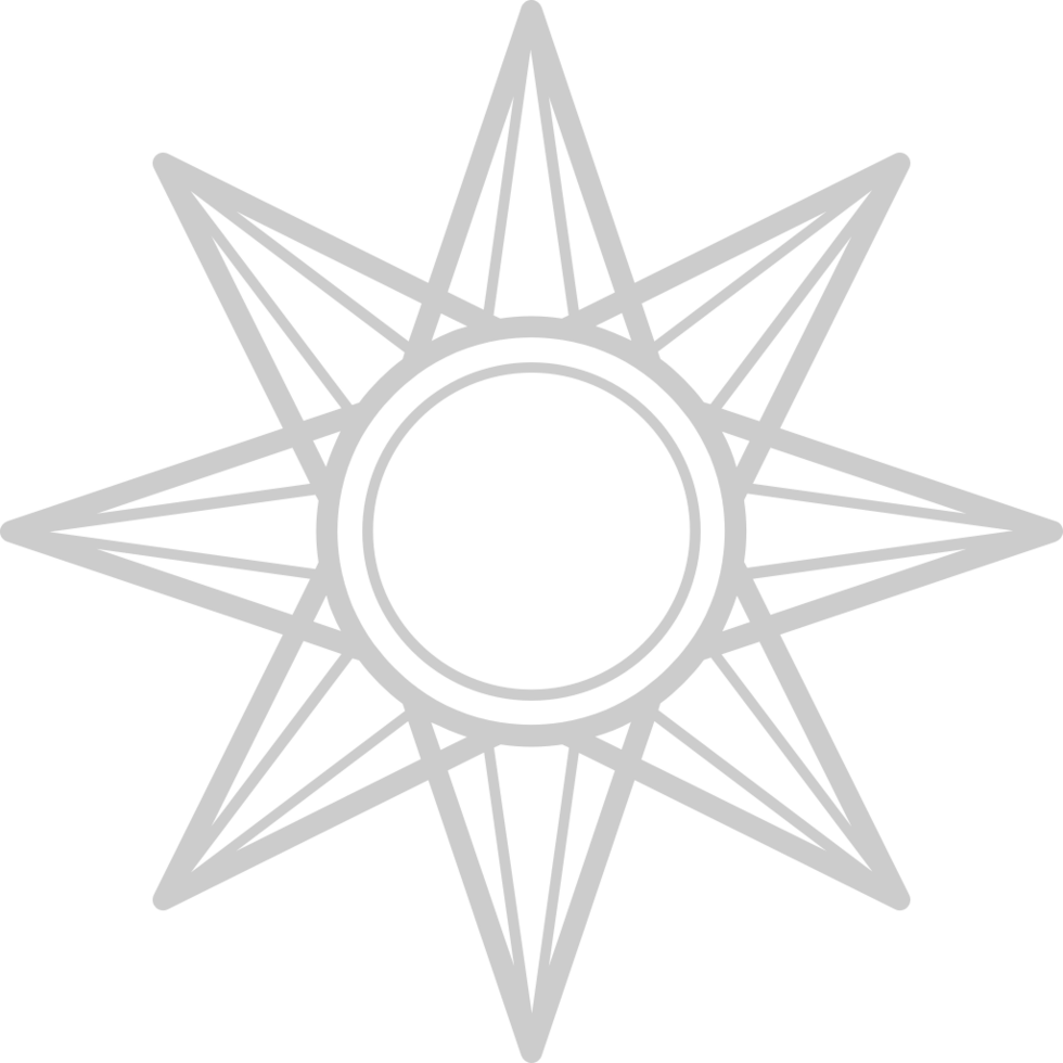 Flower outline vector