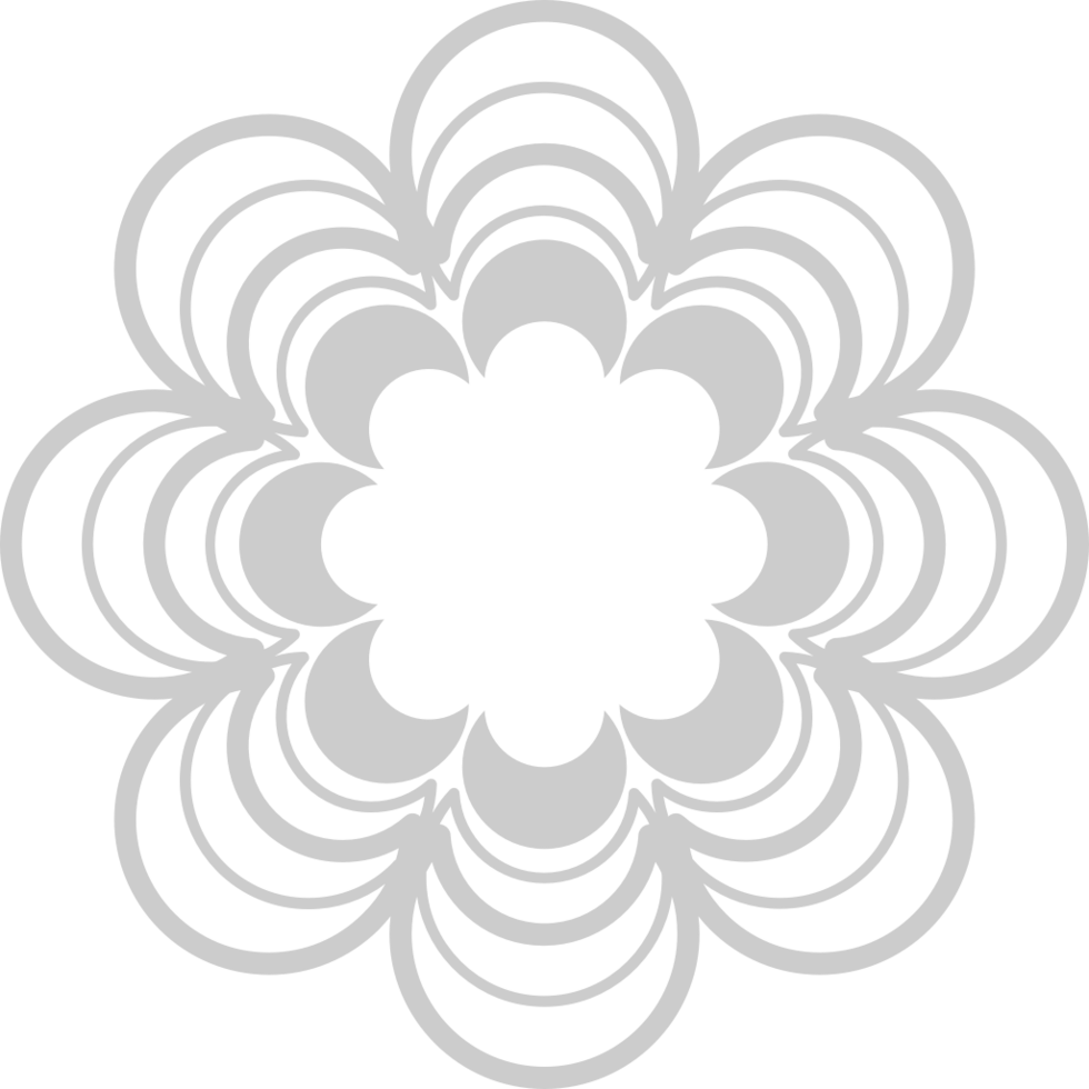 Flower outline vector