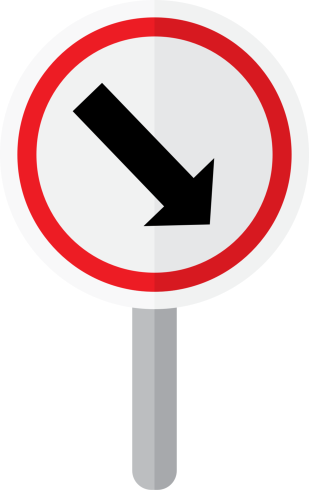pass on this side road sign vector