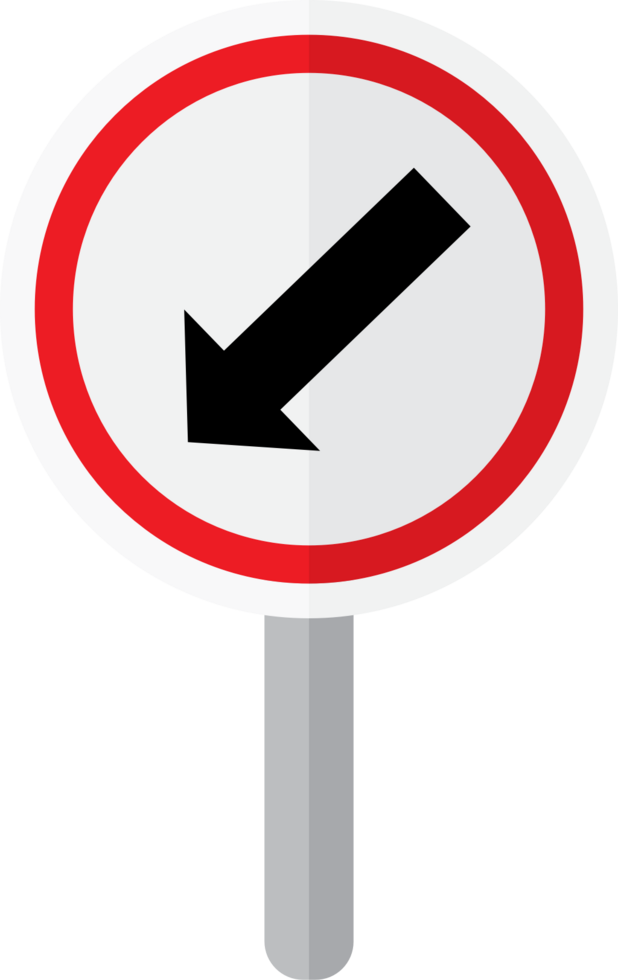 pass on this side road sign vector