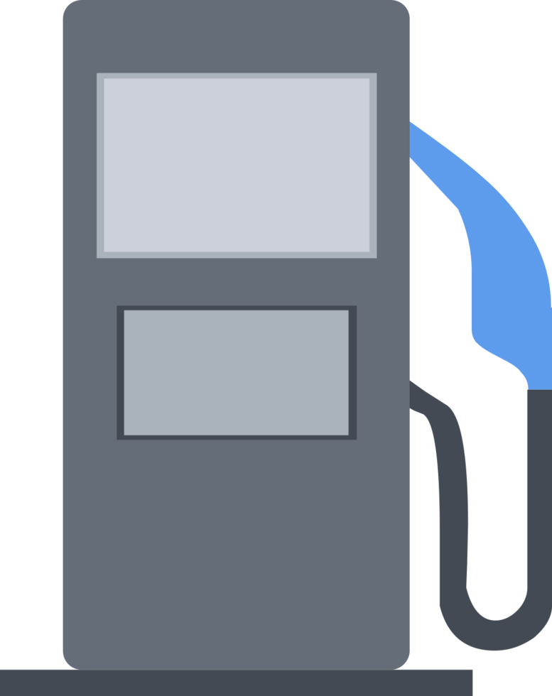 gas station vector