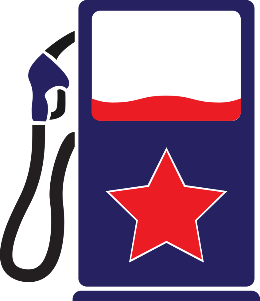 gas station vector