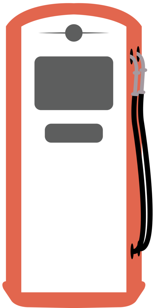 gas station vector