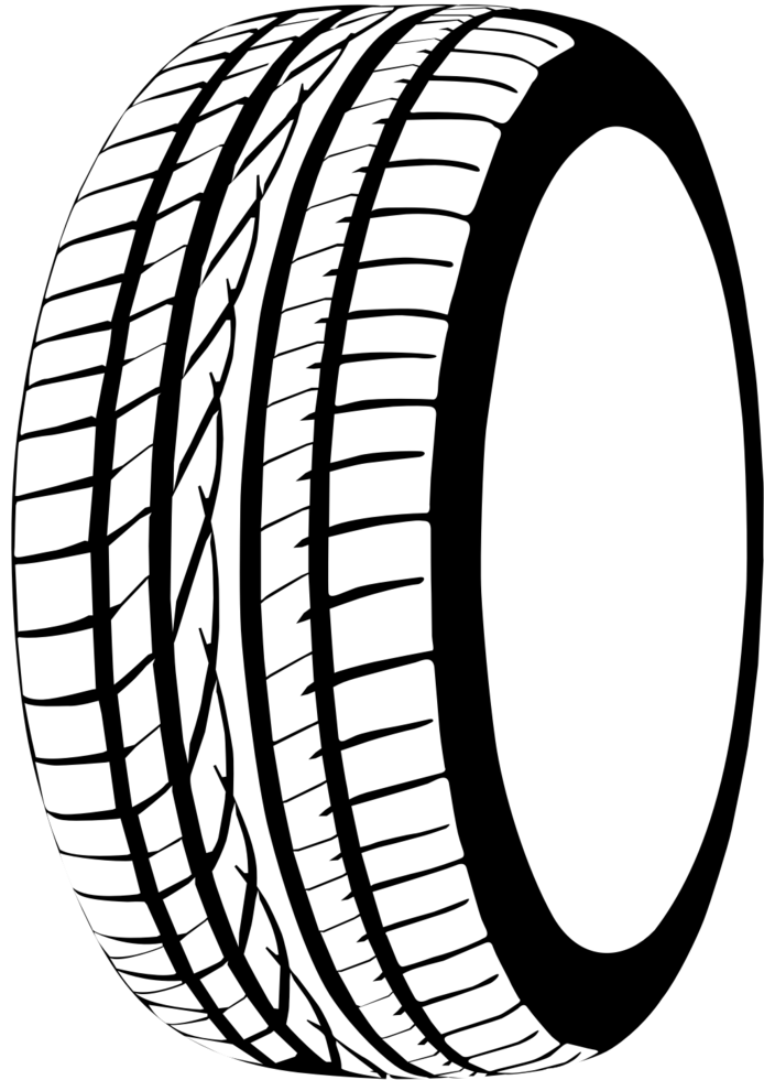 car tire vector