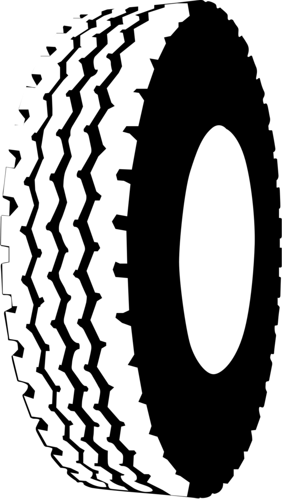 truck tire vector