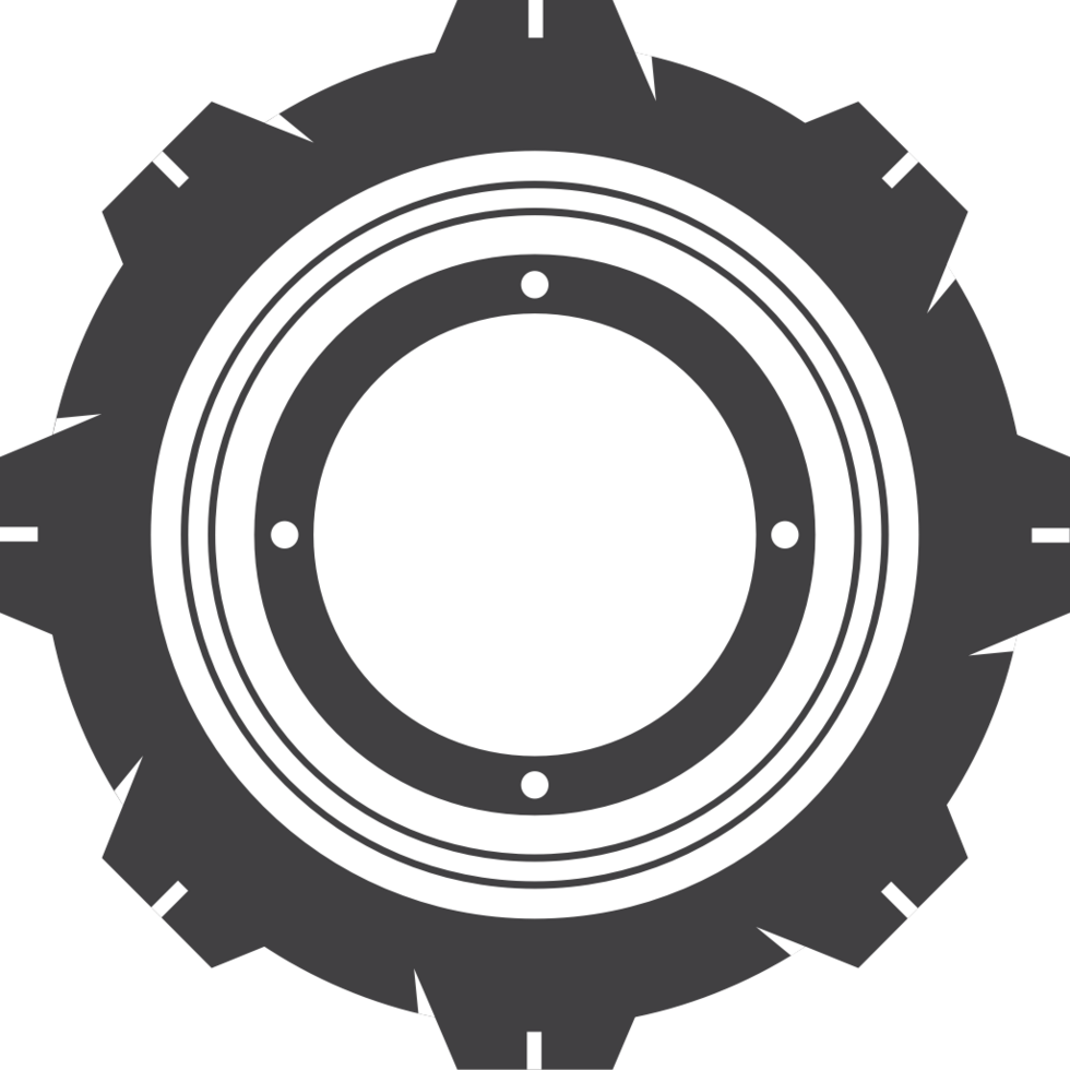 neumático del tractor vector