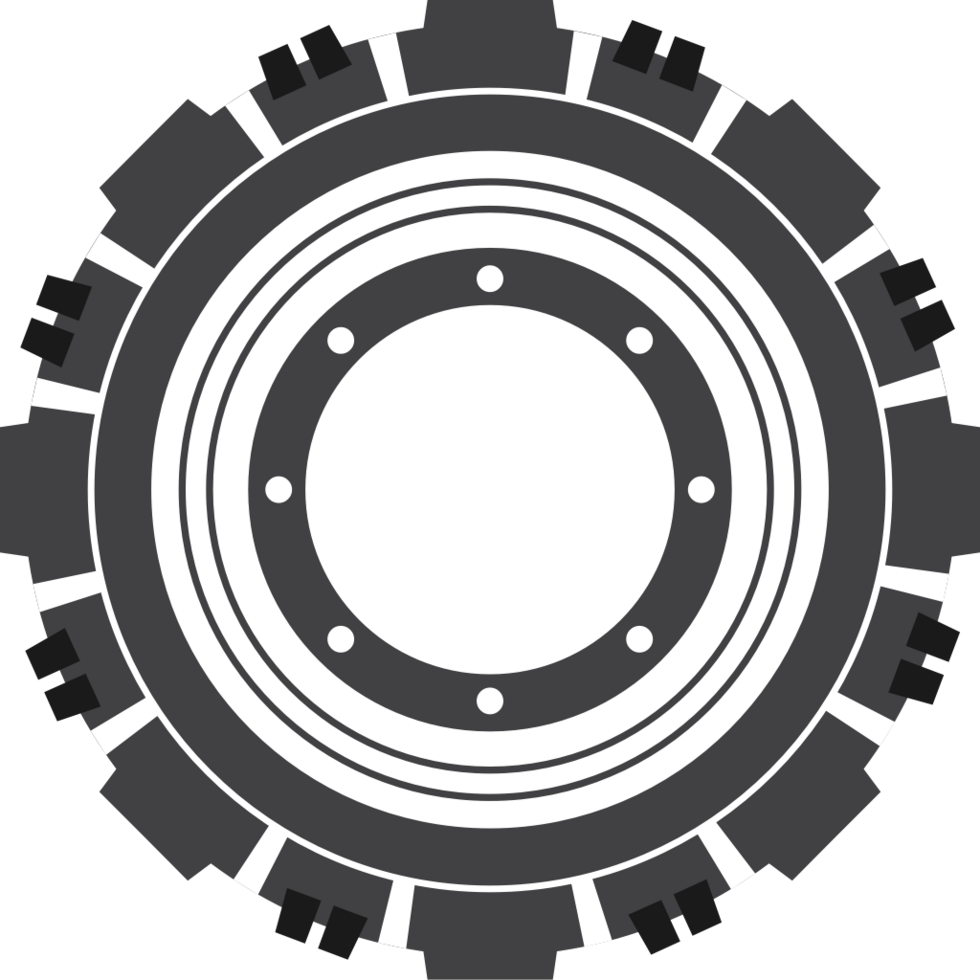 tractor tire vector