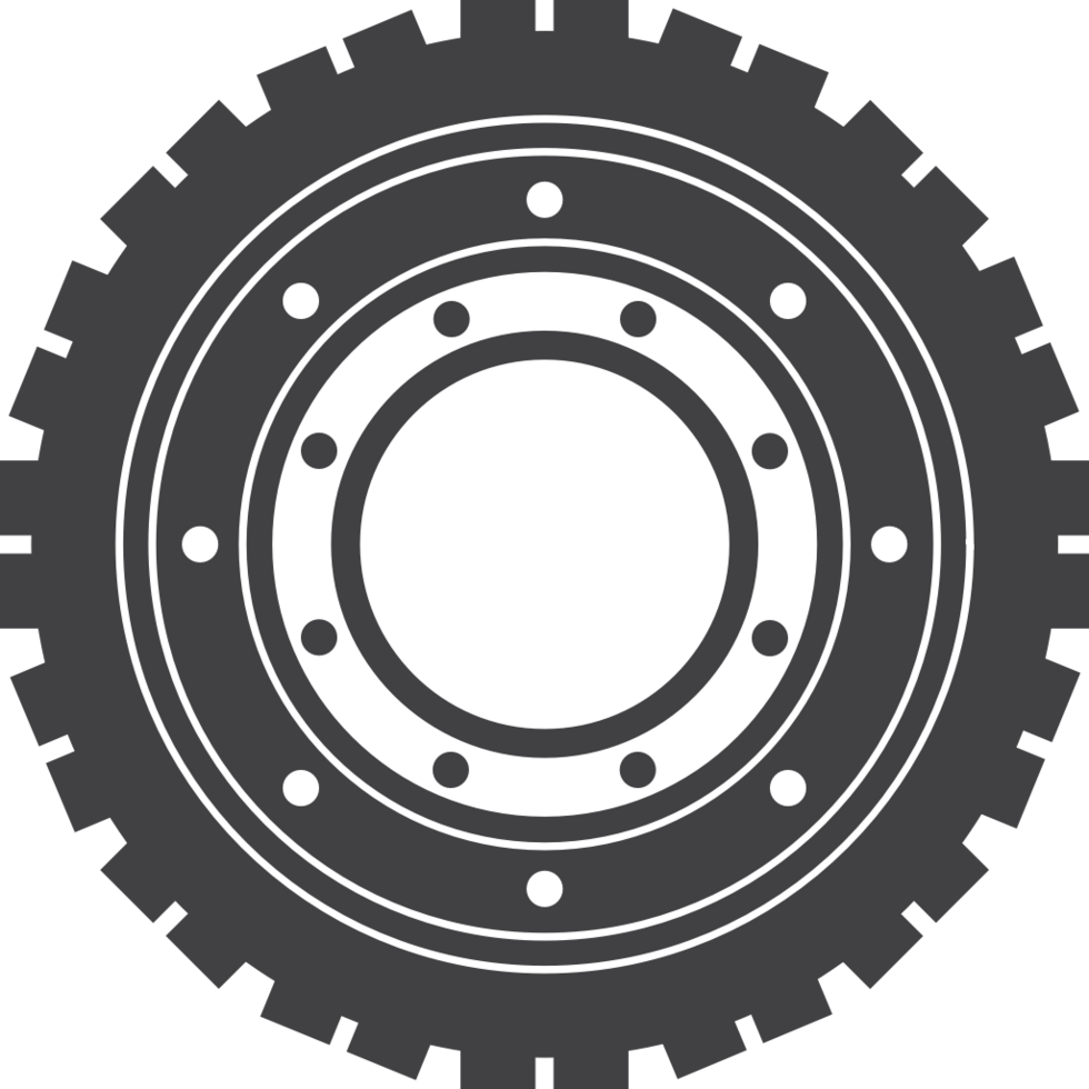 tractor tire vector