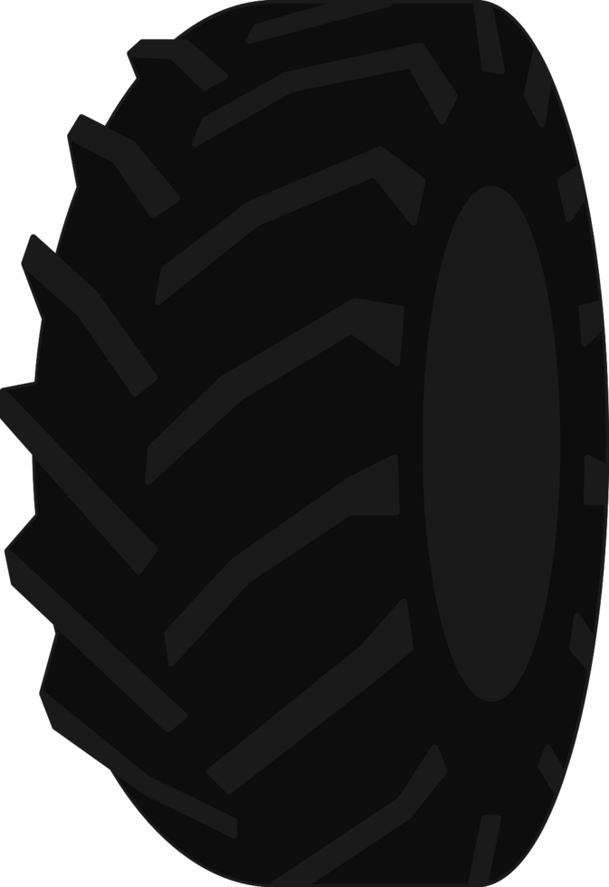 tractor tire vector