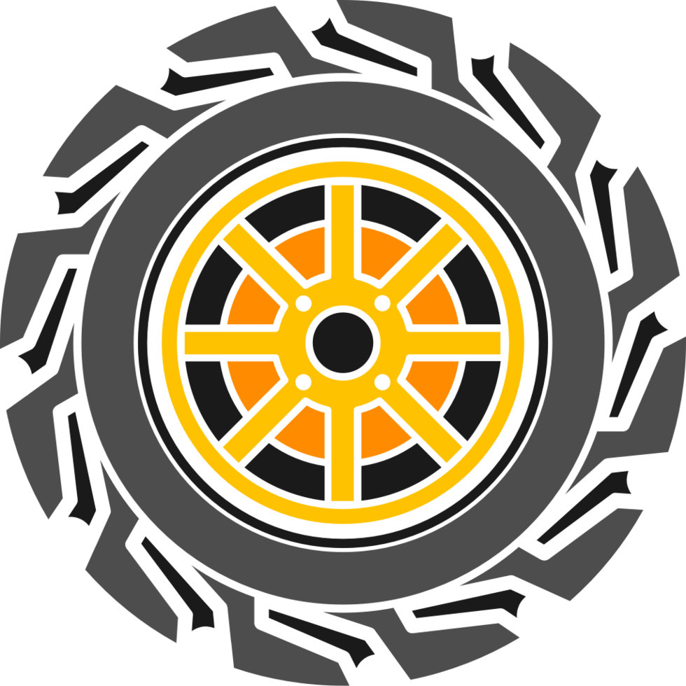 tractor tire 36647597 Vector Art at Vecteezy