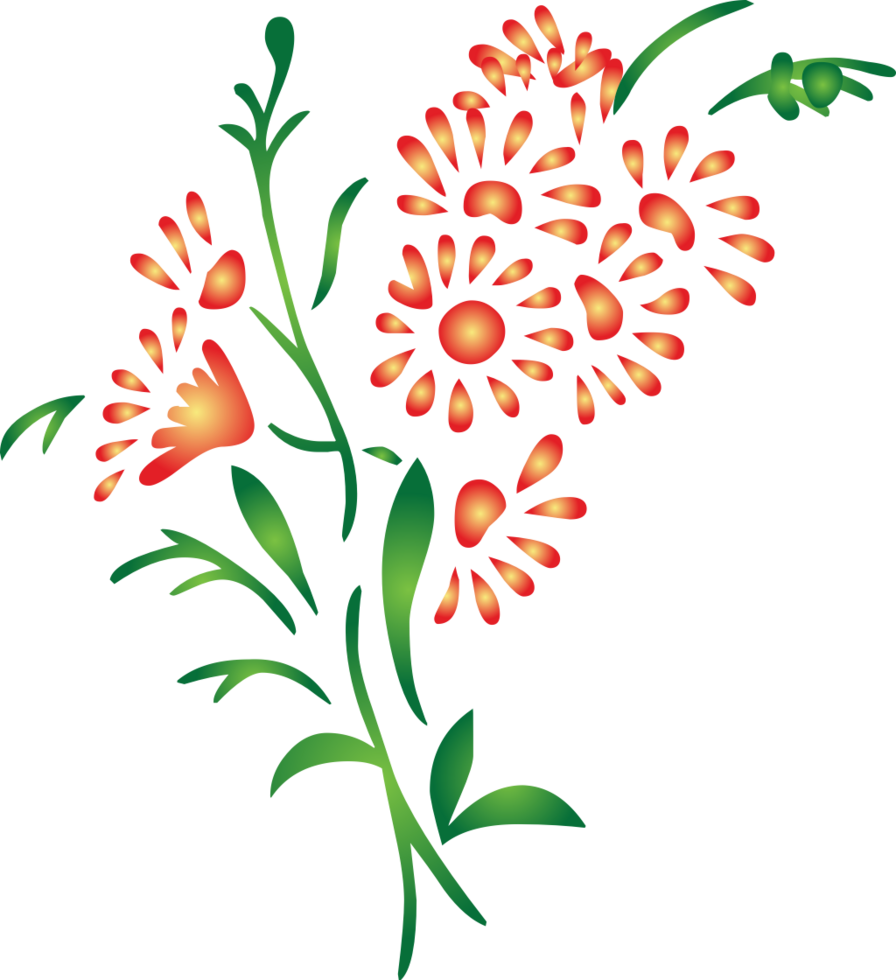 Summer flower vector