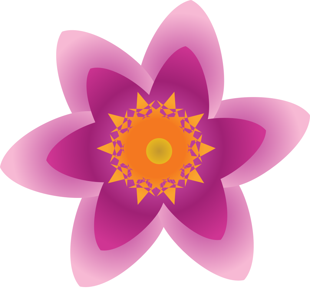 Polynesian flower vector
