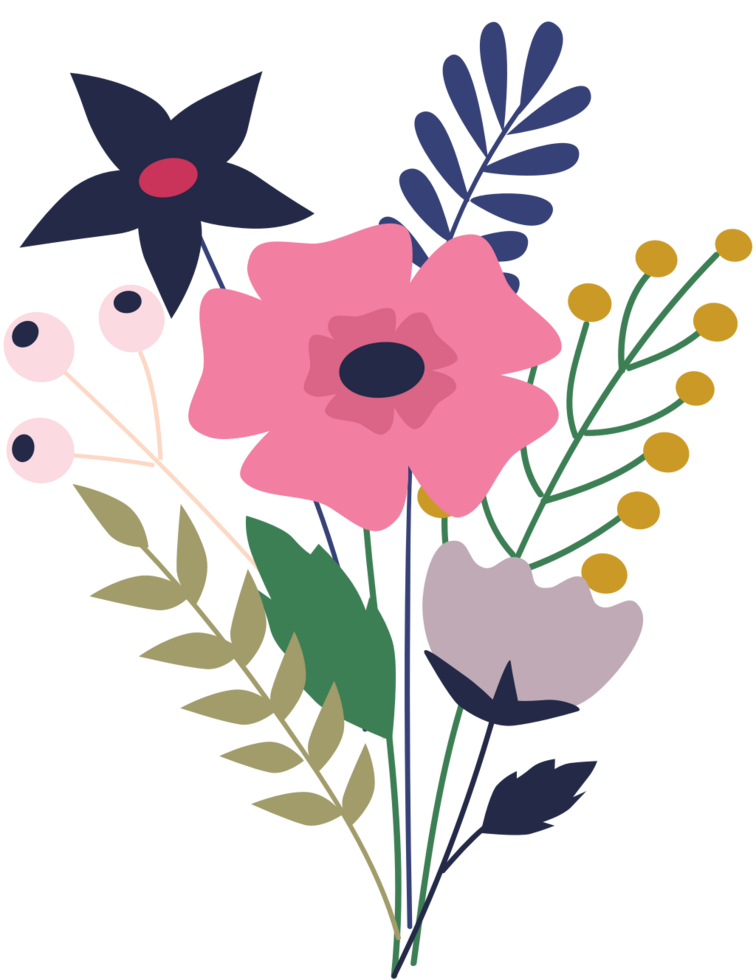 Flower bouquet vector