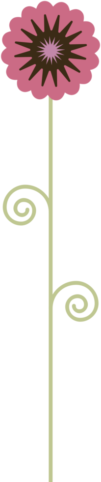 Flower minimalist vector