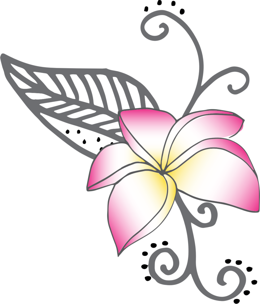 Flower polynesian 36647843 Vector Art at Vecteezy